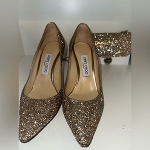 Jimmy choo romy 85 ballet pink - looks champagne to me